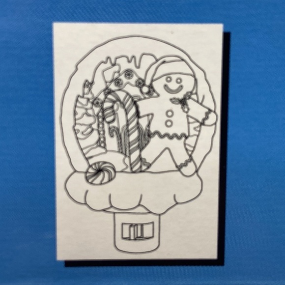 Christmas Holiday Night Light Veilleuse Gingerbread Man With Candy Cane Vintage - Picture 8 of 10